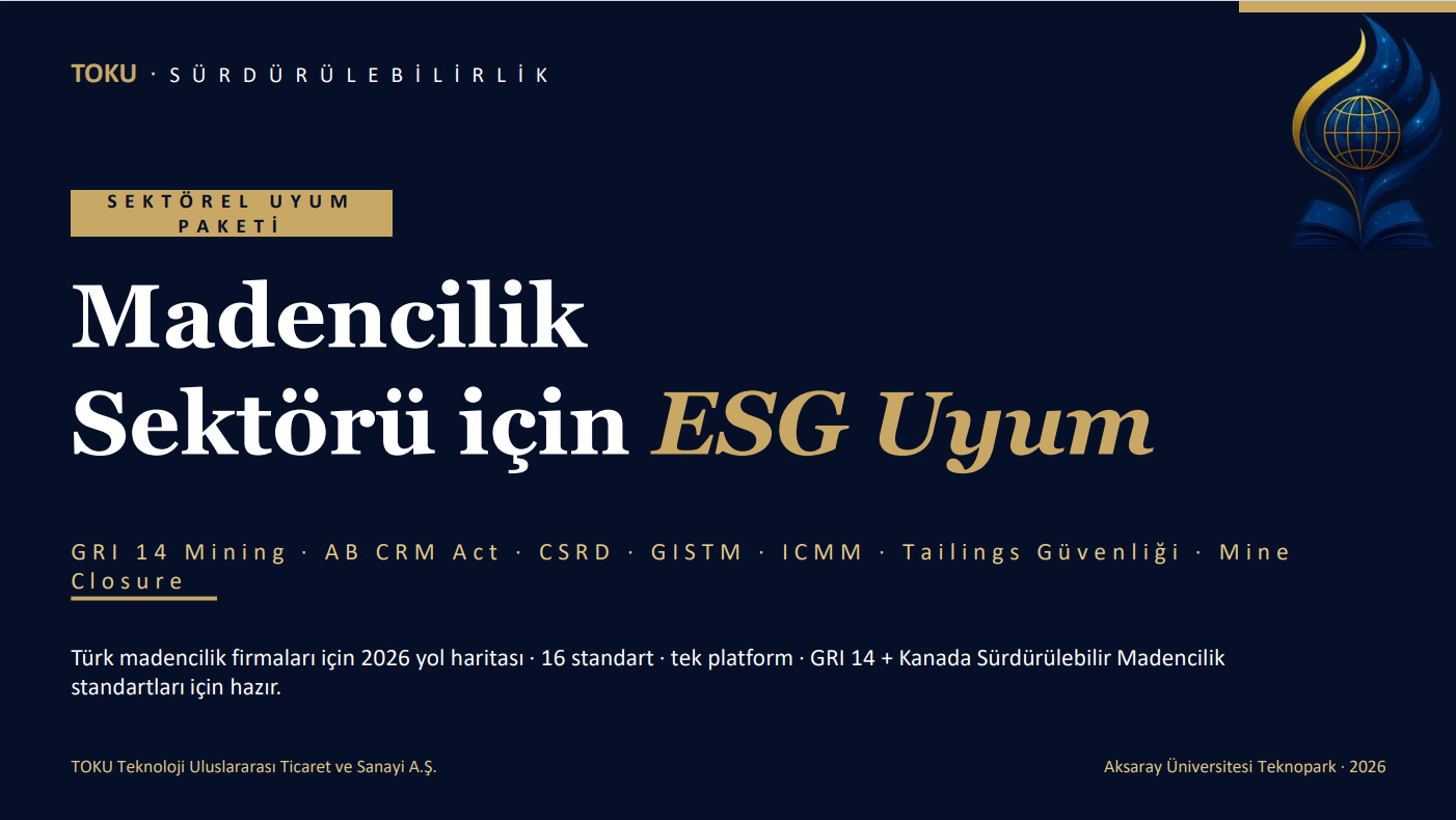 Madencilik Uyum Paketi 2026 - Sürdürülebilirlik